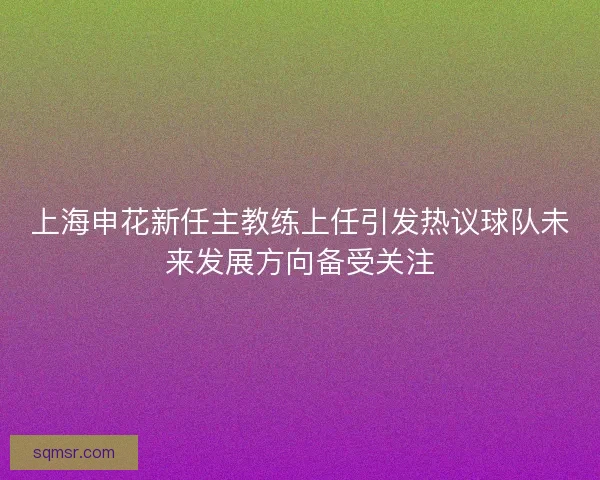 上海申花新任主教练上任引发热议球队未来发展方向备受关注